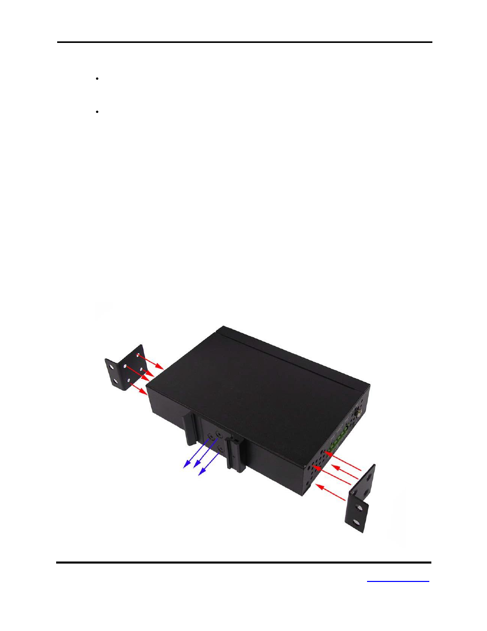 Wall or panel mount plate mounting | B&B Electronics EIR405-SFP-T - Manual User Manual | Page 17 / 22