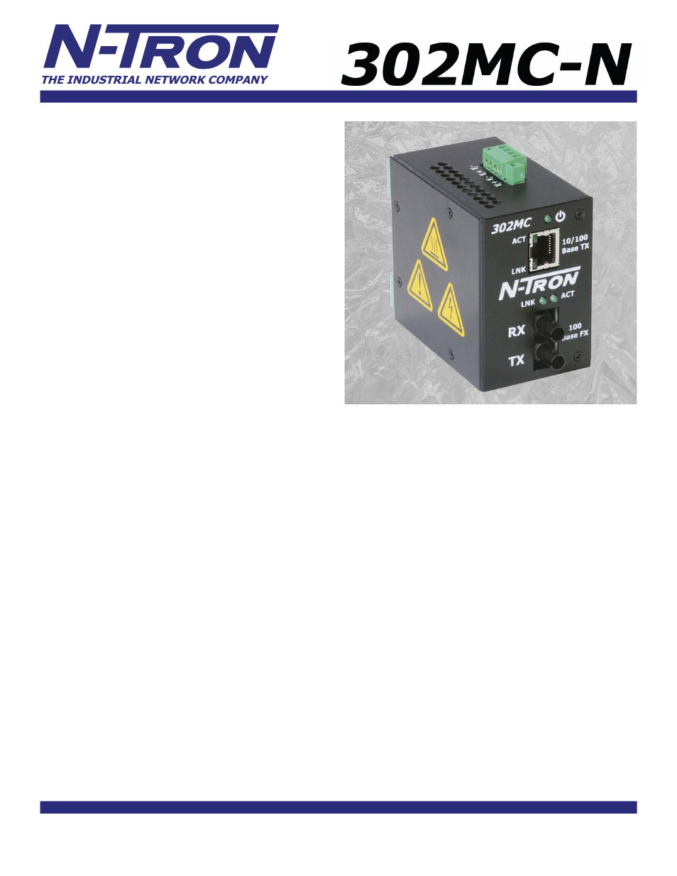 B&B Electronics 302MC-SC_ST - Datasheet User Manual | 3 pages