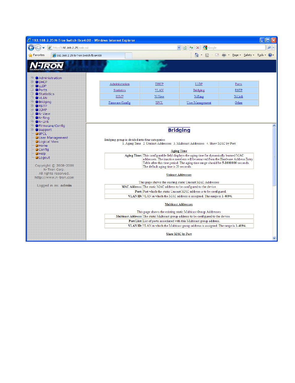 Help – bridging | B&B Electronics 708M12-HV - Manual User Manual | Page 102 / 136