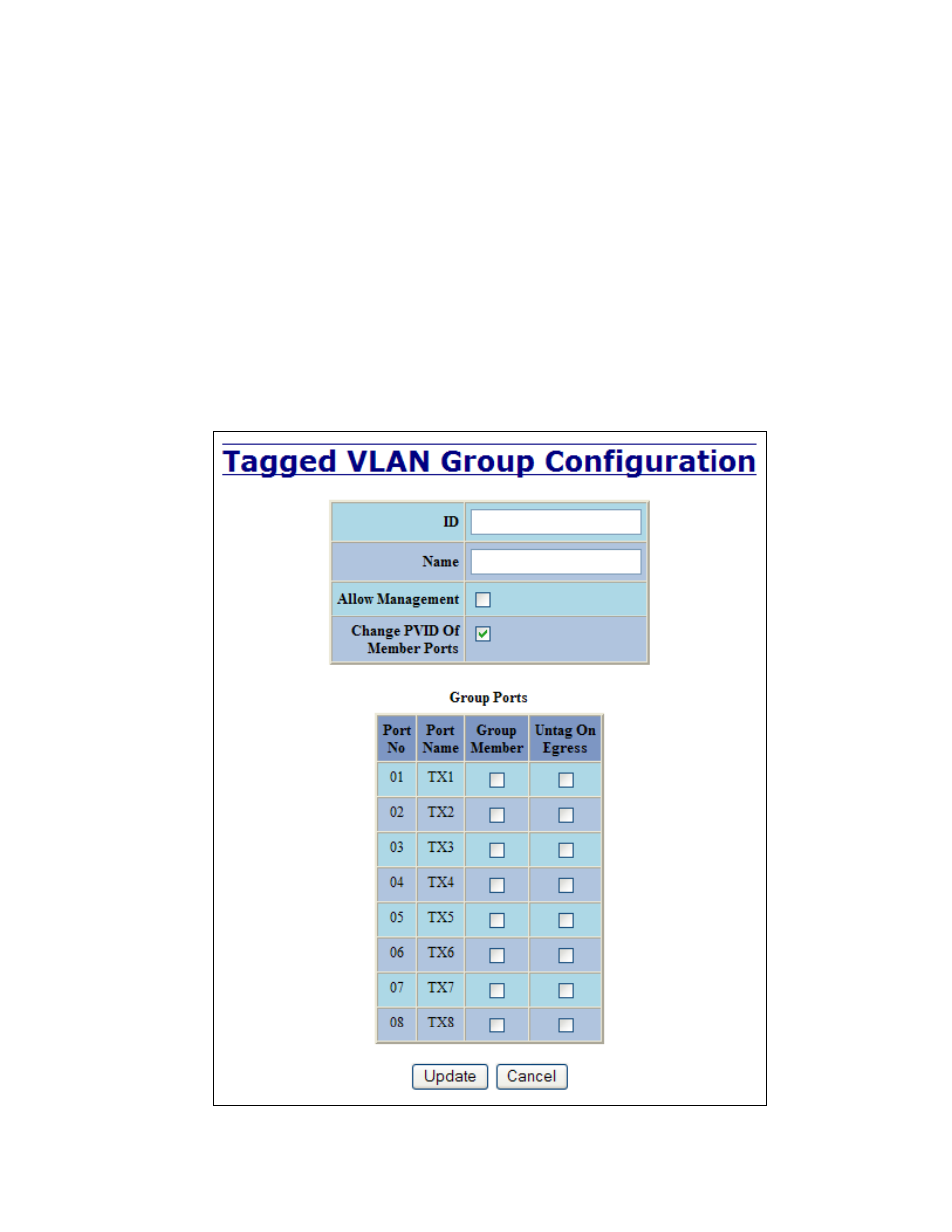 Vlan – group configuration | B&B Electronics 708M12-HV - Manual User Manual | Page 51 / 136