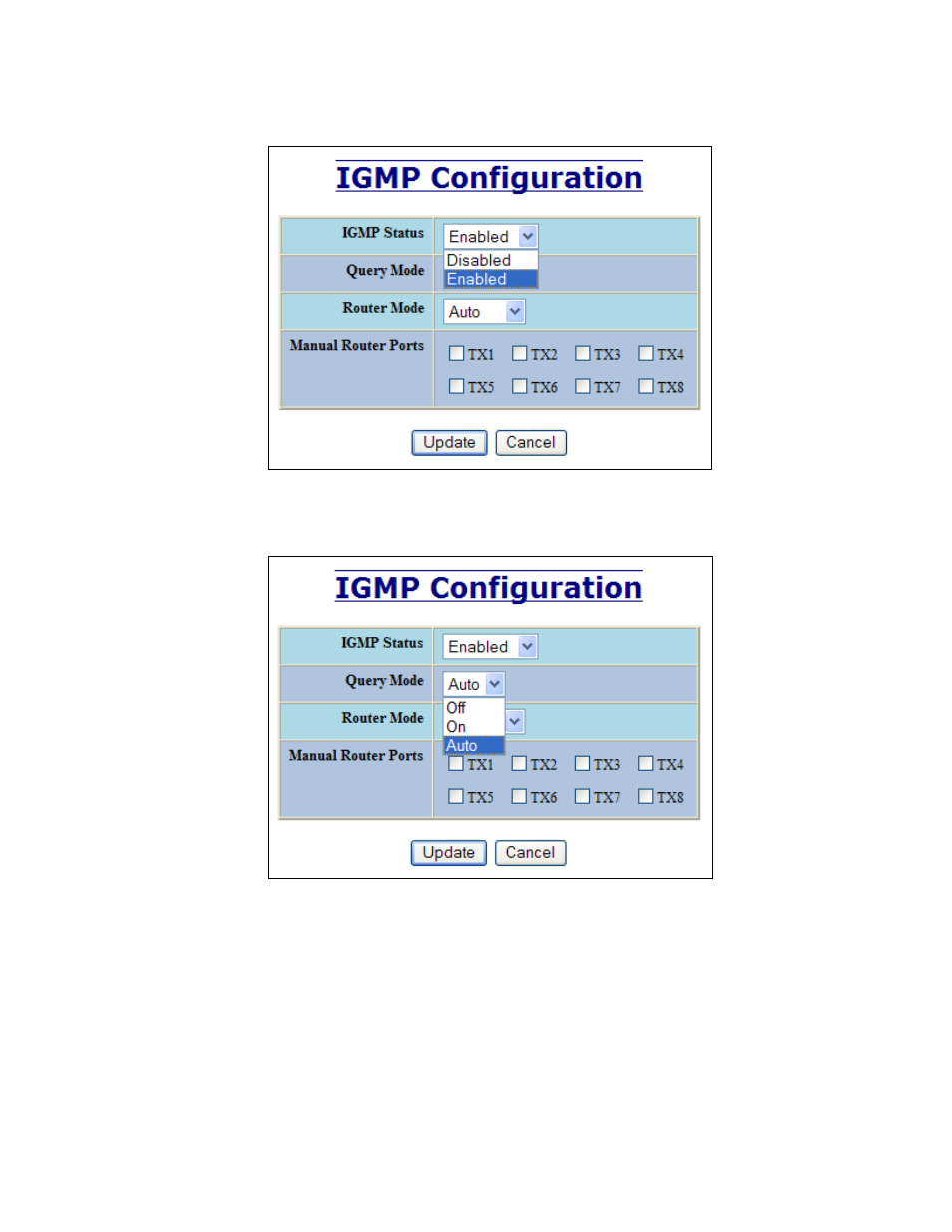 Igmp – configuration, continued | B&B Electronics 708M12-HV - Manual User Manual | Page 63 / 136