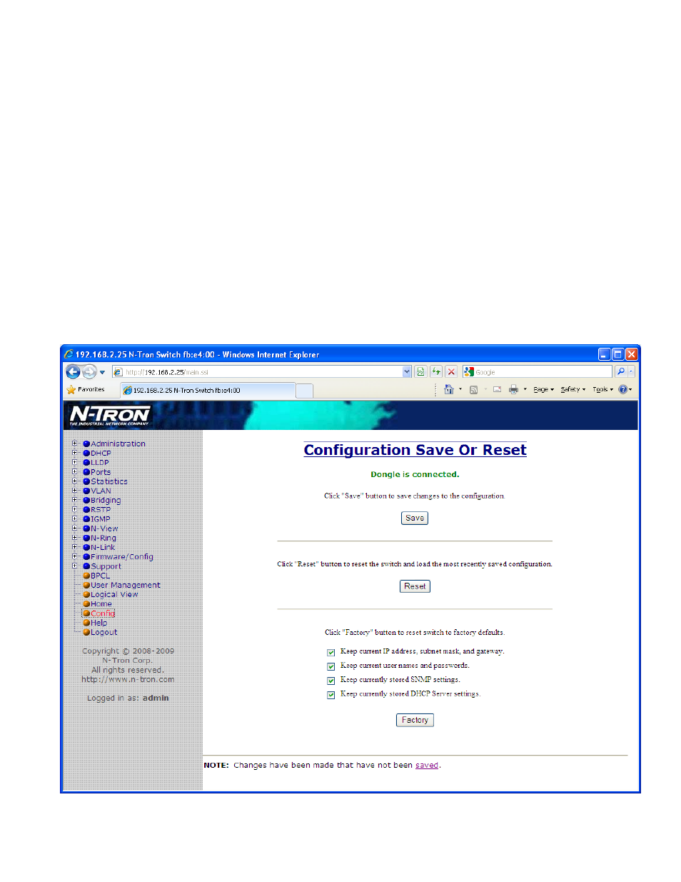 Configuration – save or reset | B&B Electronics 708M12-HV - Manual User Manual | Page 94 / 136