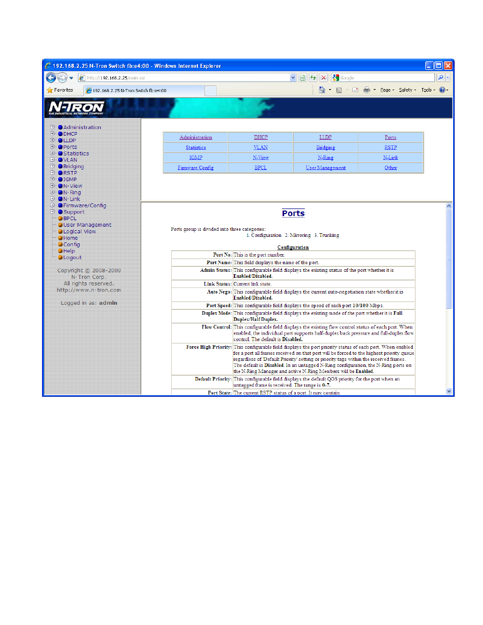 Help – ports | B&B Electronics 708M12-HV - Manual User Manual | Page 97 / 136