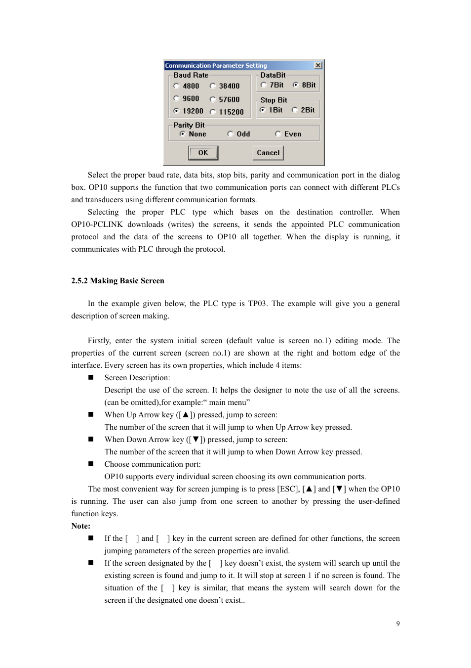 2 making basic screen | B&B Electronics OP10 - Manual User Manual | Page 12 / 65