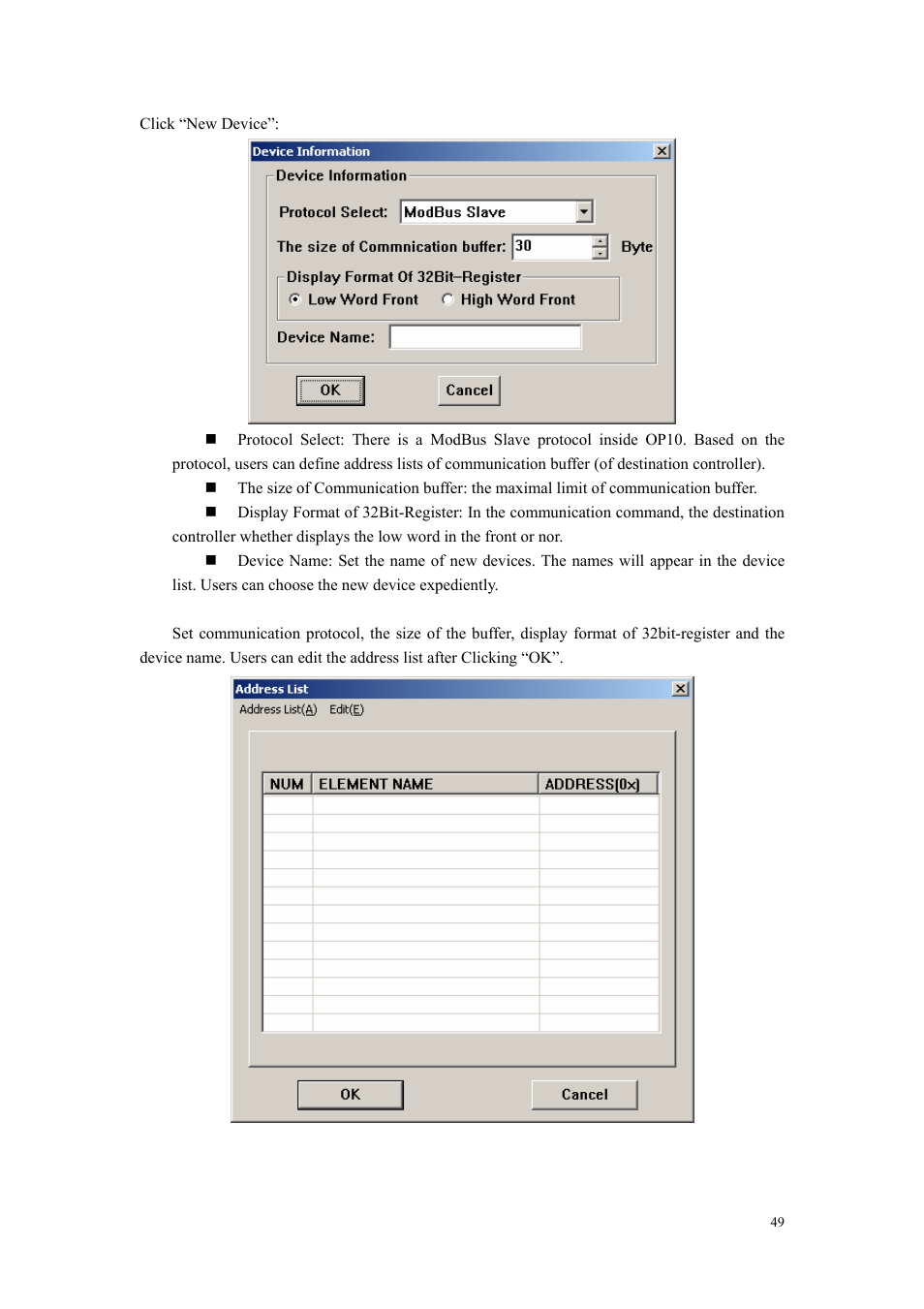 B&B Electronics OP10 - Manual User Manual | Page 52 / 65