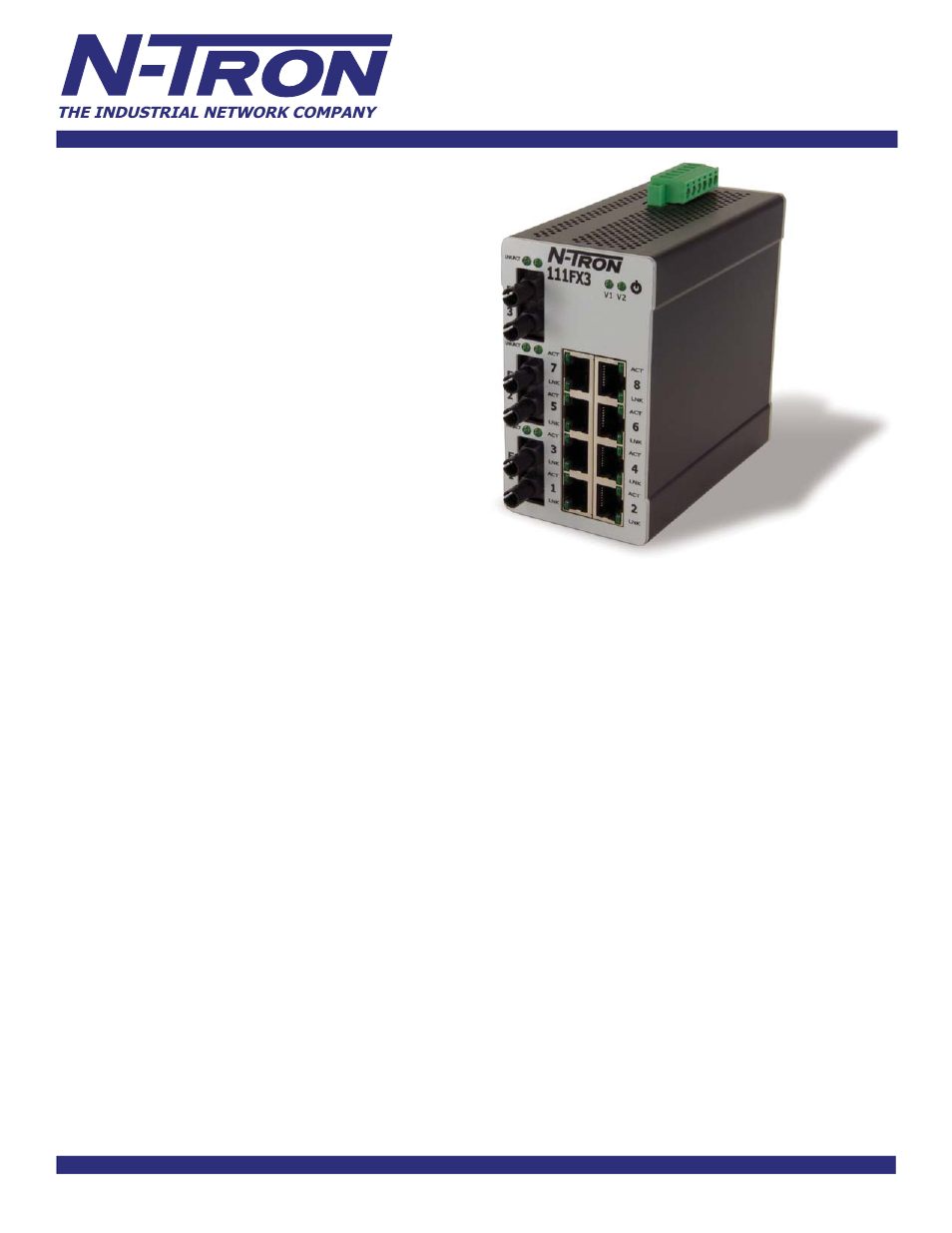 B&B Electronics 111FX3-SC_ST_SC-15 - Datasheet User Manual | 3 pages