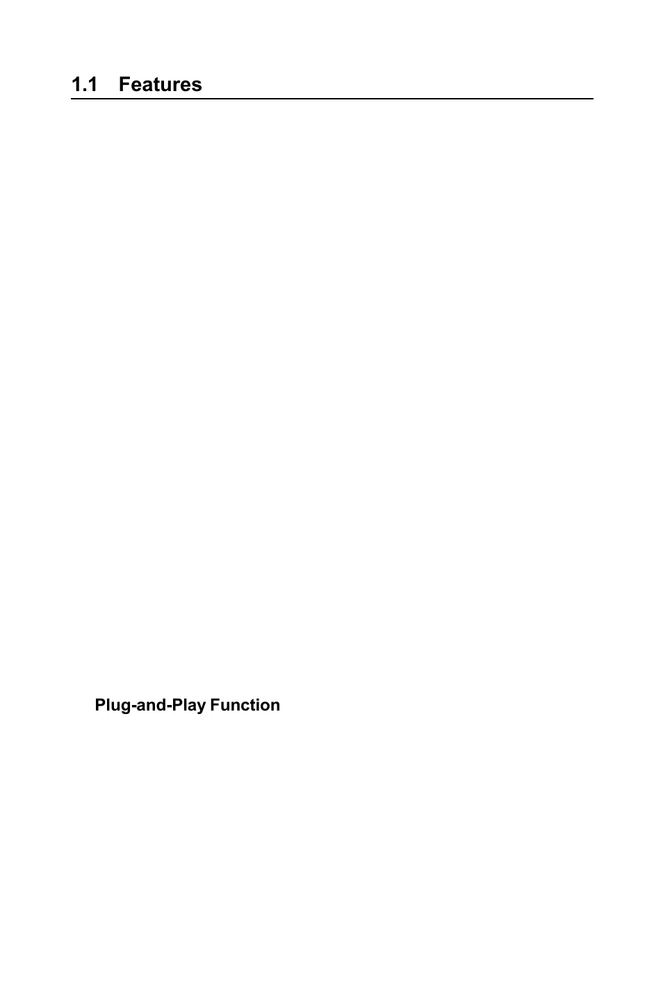 1 features, Features | B&B Electronics PCI-1711 - Manual User Manual | Page 10 / 118
