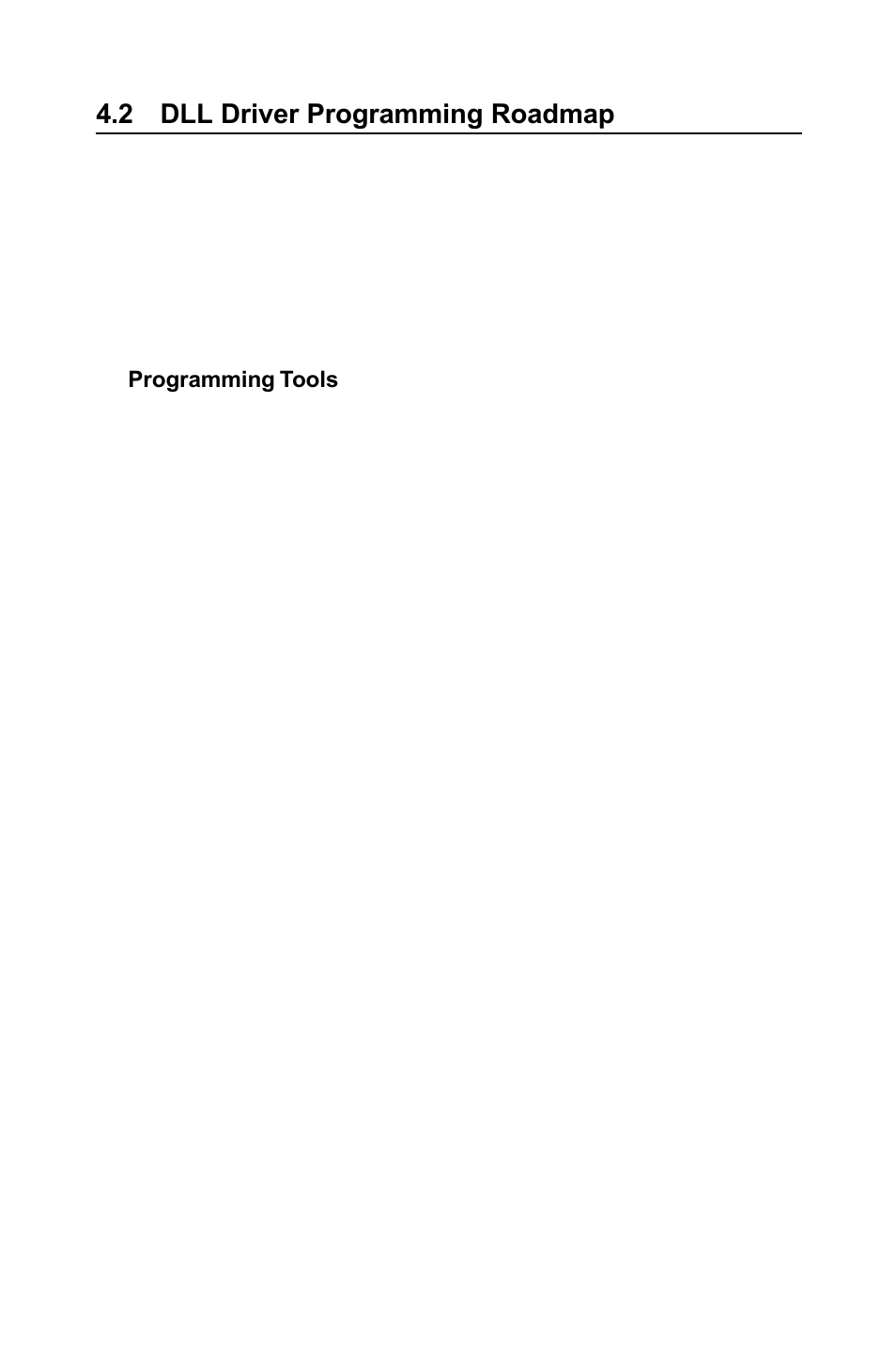 2 dll driver programming roadmap, Dll driver programming roadmap | B&B Electronics PCI-1711 - Manual User Manual | Page 42 / 118