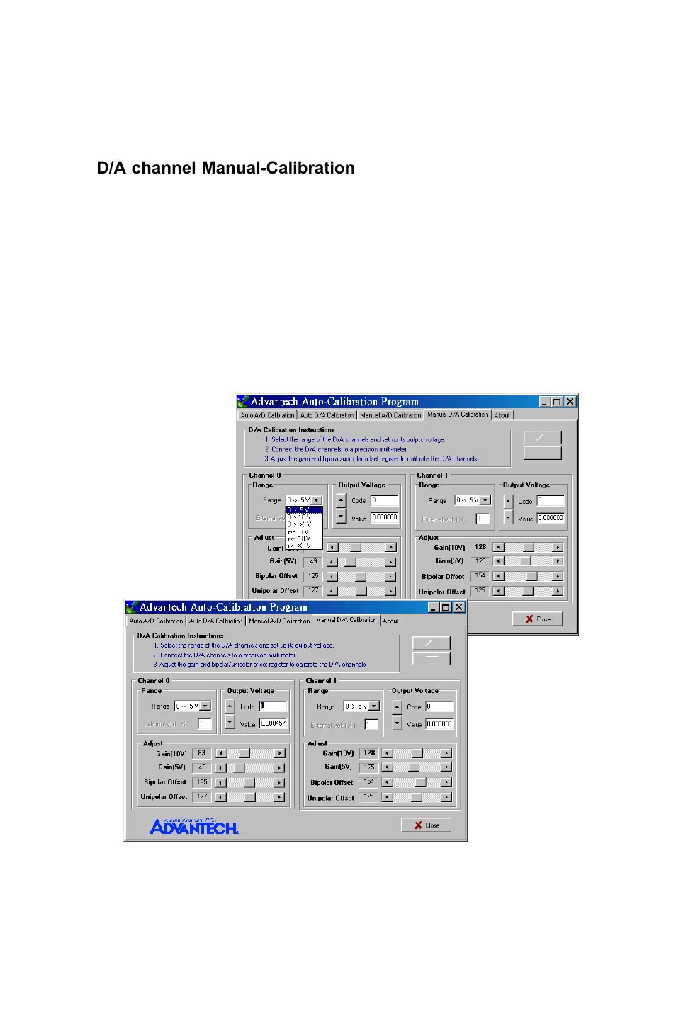 Voltage | B&B Electronics PCI-1711 - Manual User Manual | Page 60 / 118