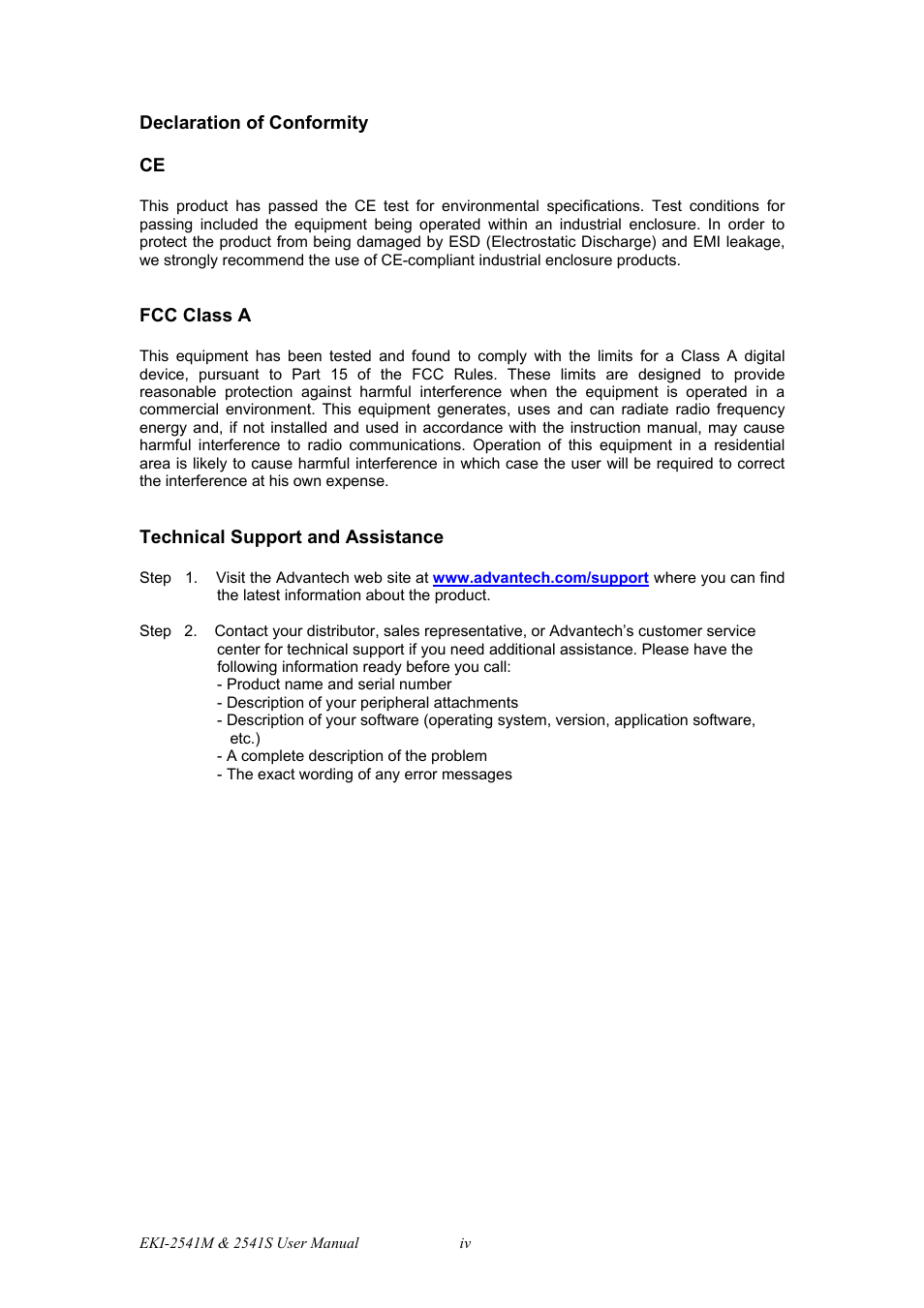 B&B Electronics EKI-2541S_SI - Manual User Manual | Page 4 / 30