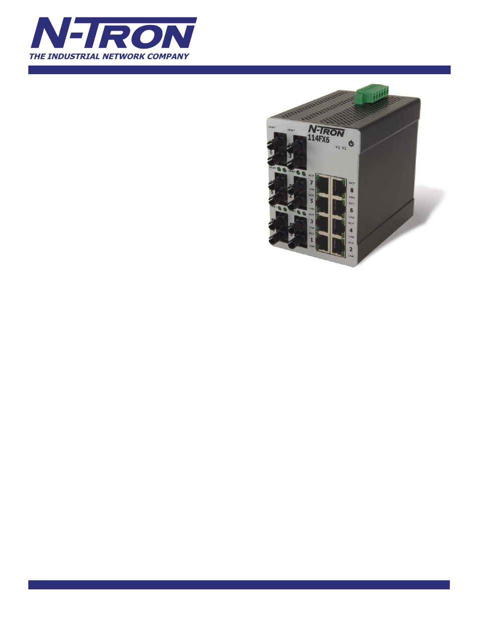 B&B Electronics 114FX6-SC_ST - Datasheet User Manual | 3 pages