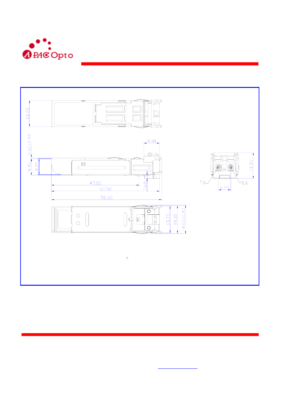 B&B Electronics SFP-100FX-M-2KM-T - Datasheet User Manual | Page 6 / 10