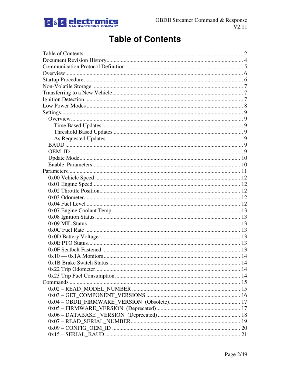 B&B Electronics LDVDSV2-S-P9D - Manual User Manual | Page 2 / 49