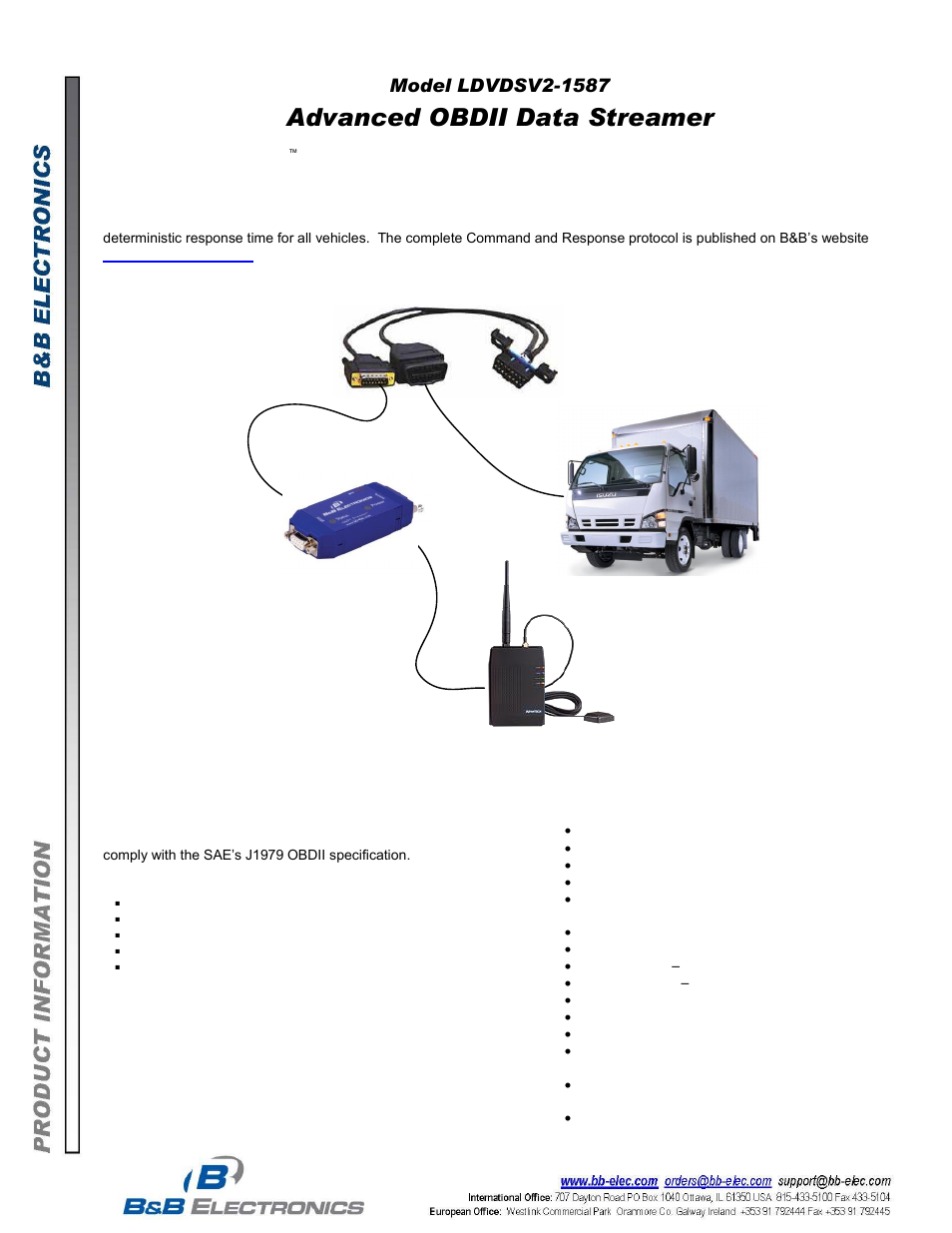 B&B Electronics LDVDSV2-1587-P1D - Datasheet User Manual | 4 pages
