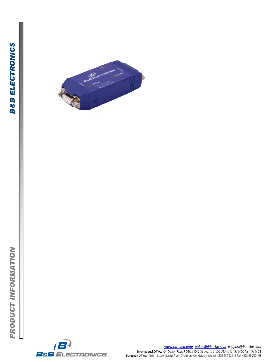 External box | B&B Electronics LDVDSV2-1587-P1D - Datasheet User Manual | Page 3 / 4