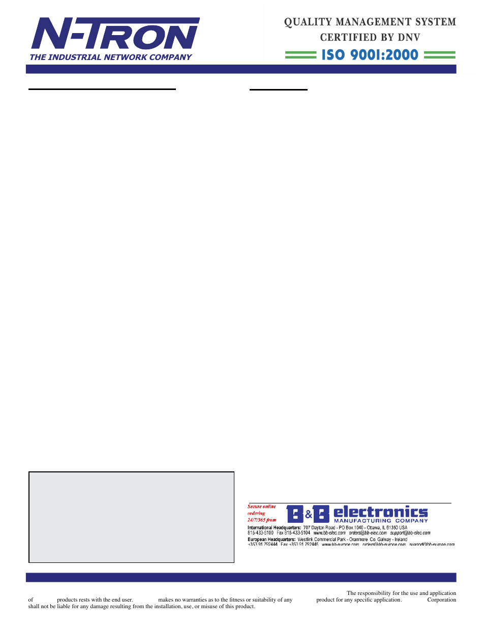 Benefits, Poe4 specifications | B&B Electronics 100-POE4 - Datasheet User Manual | Page 2 / 3