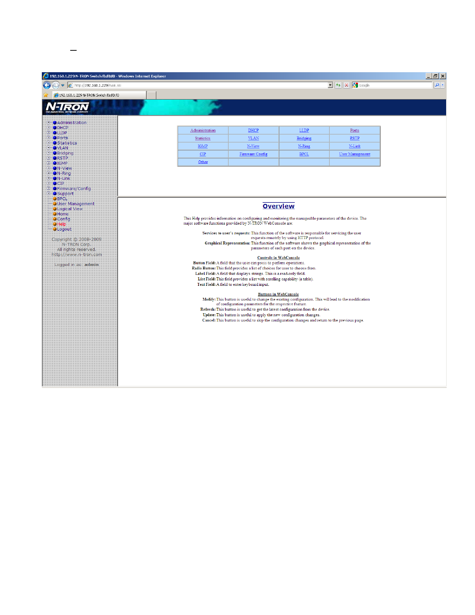Help – overview | B&B Electronics 708TX - Manual User Manual | Page 109 / 154