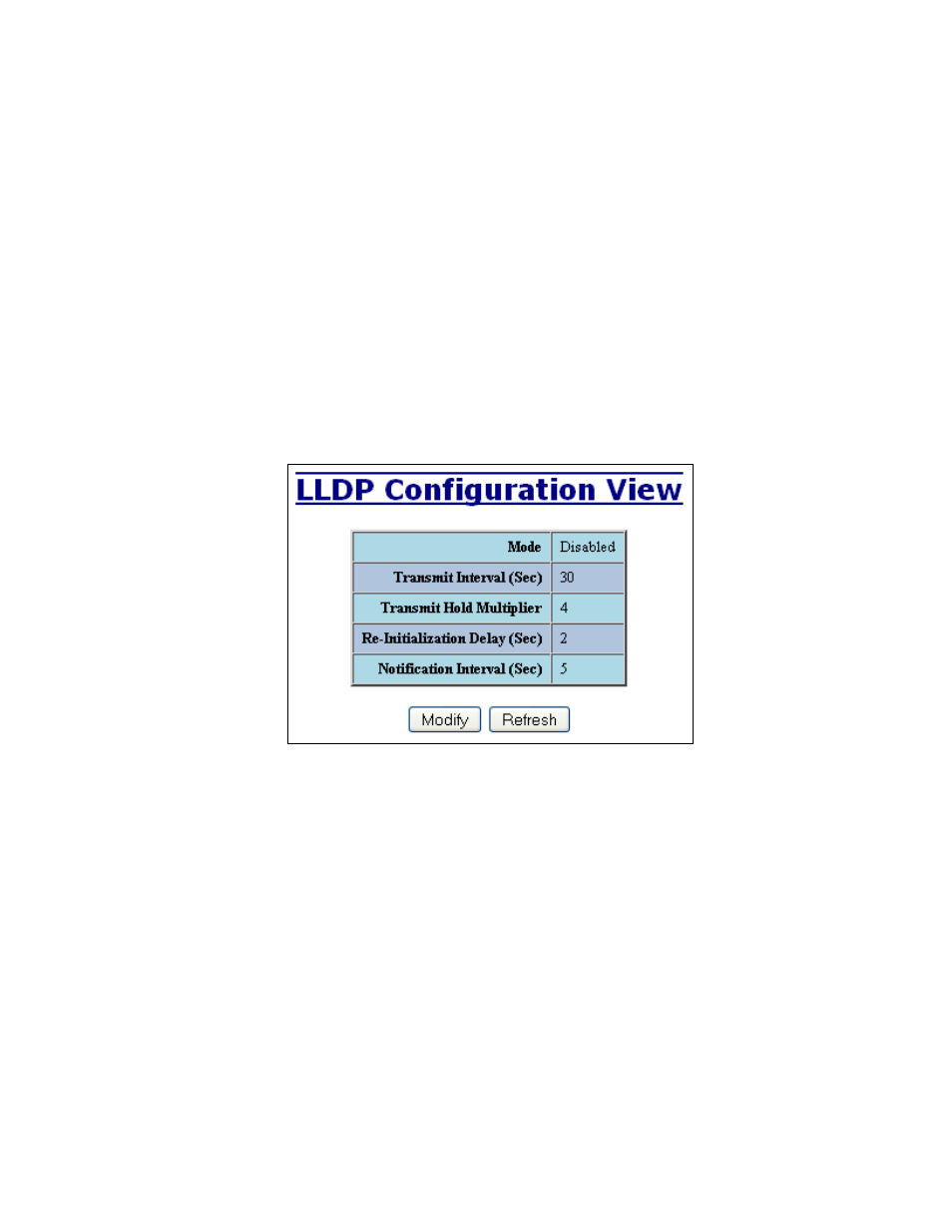 Lldp - configuration | B&B Electronics 708TX - Manual User Manual | Page 44 / 154