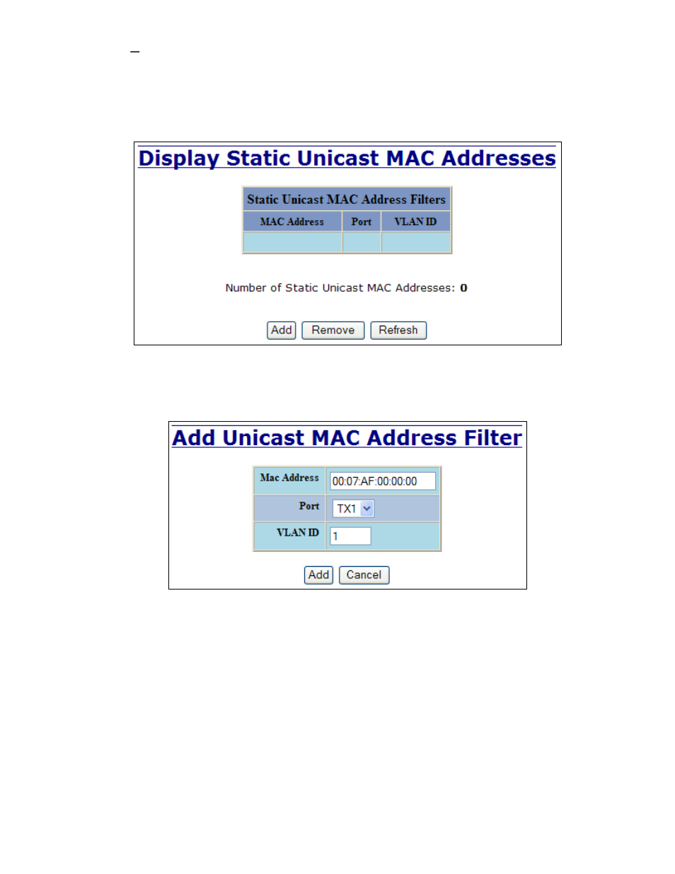 Bridging – unicast addresses | B&B Electronics 708TX - Manual User Manual | Page 65 / 154