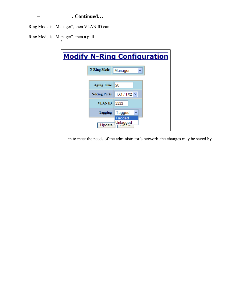 N-ring – configuration, continued | B&B Electronics 708TX - Manual User Manual | Page 84 / 154