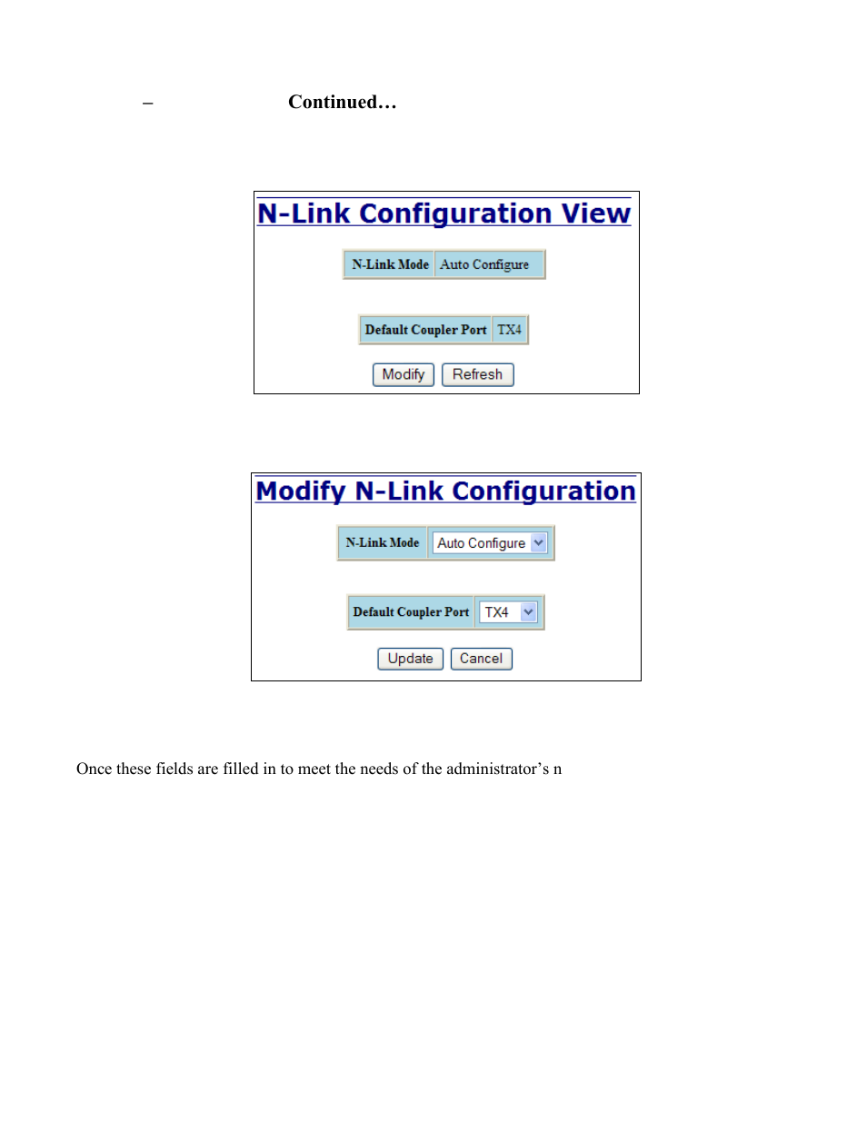 N-link – configuration, continued | B&B Electronics 708TX - Manual User Manual | Page 93 / 154