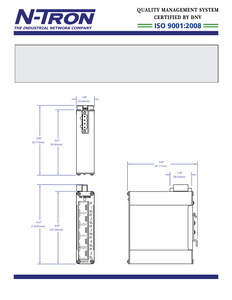 B&B Electronics 1005TX - Datasheet User Manual | Page 3 / 3
