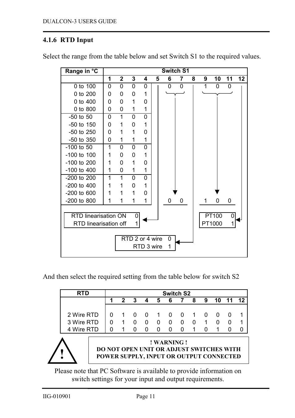 Rtd input, 6 rtd, Input | 6 rtd input | B&B Electronics DUALCON-3 - Datasheet User Manual | Page 11 / 16