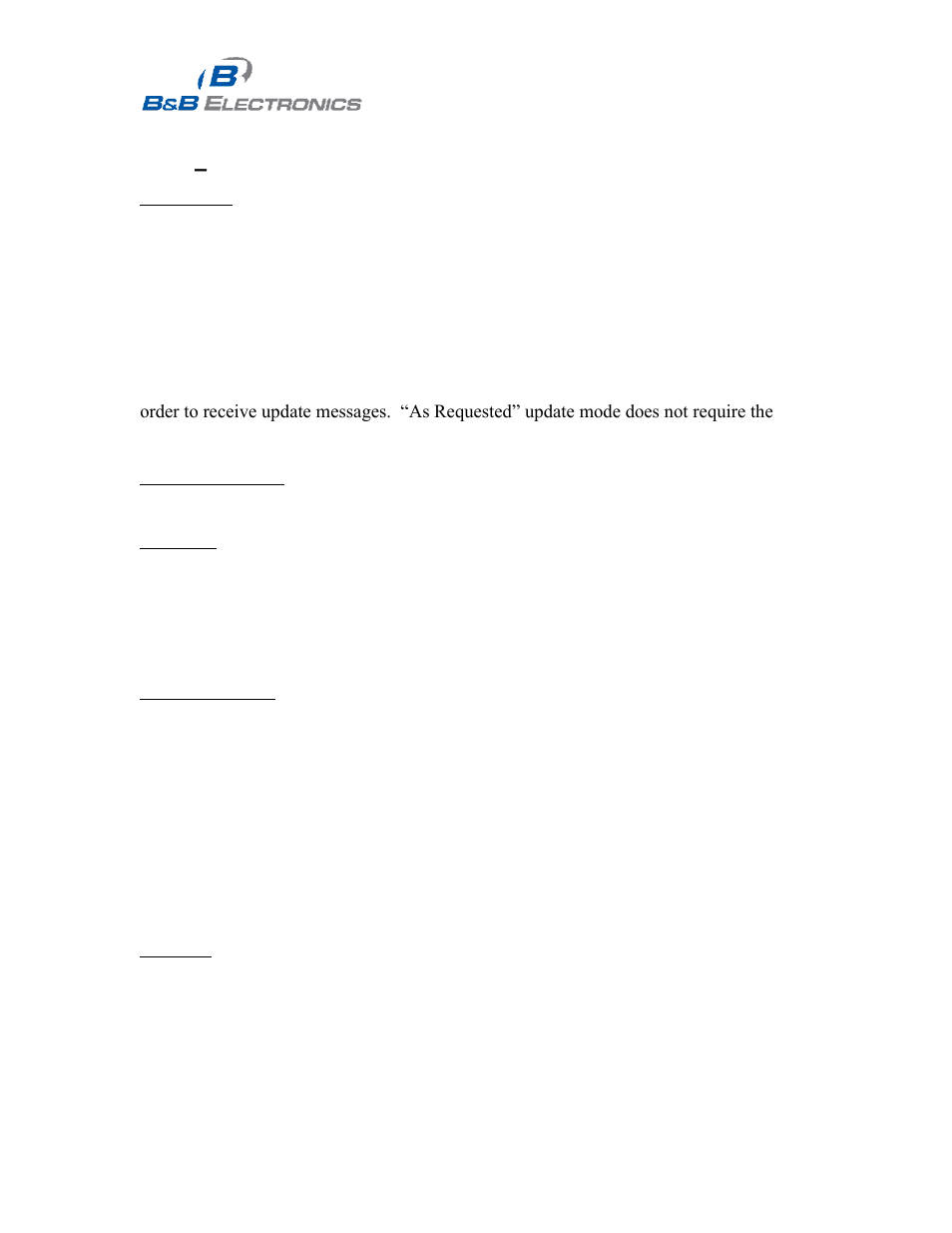0x35 – set_update_mode | B&B Electronics LDVDSV2-S-P9D - Manual User Manual | Page 38 / 50