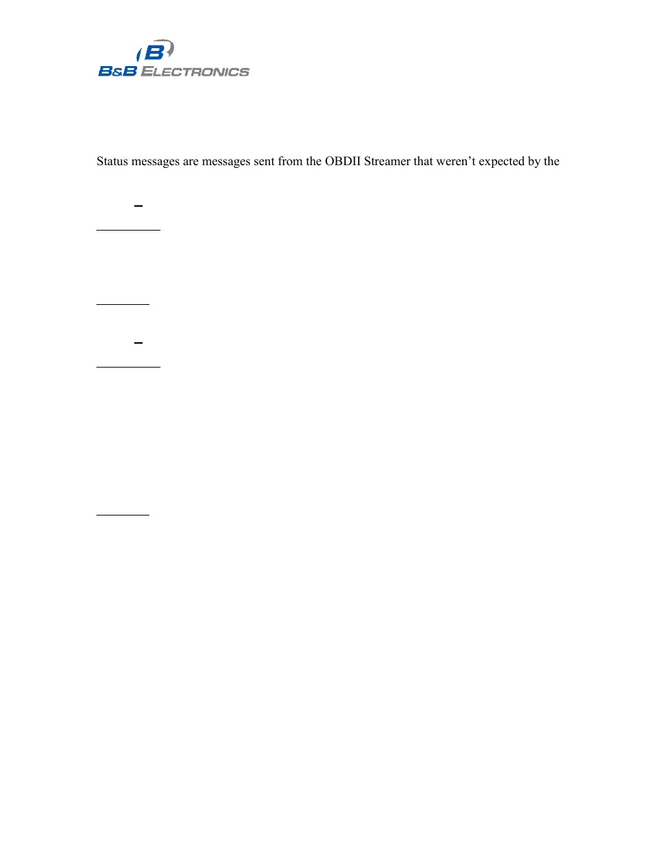 Status messages, 0x80 – device_configured, 0x81 – vehicle_not_detected | B&B Electronics LDVDSV2-S-P9D - Manual User Manual | Page 44 / 50