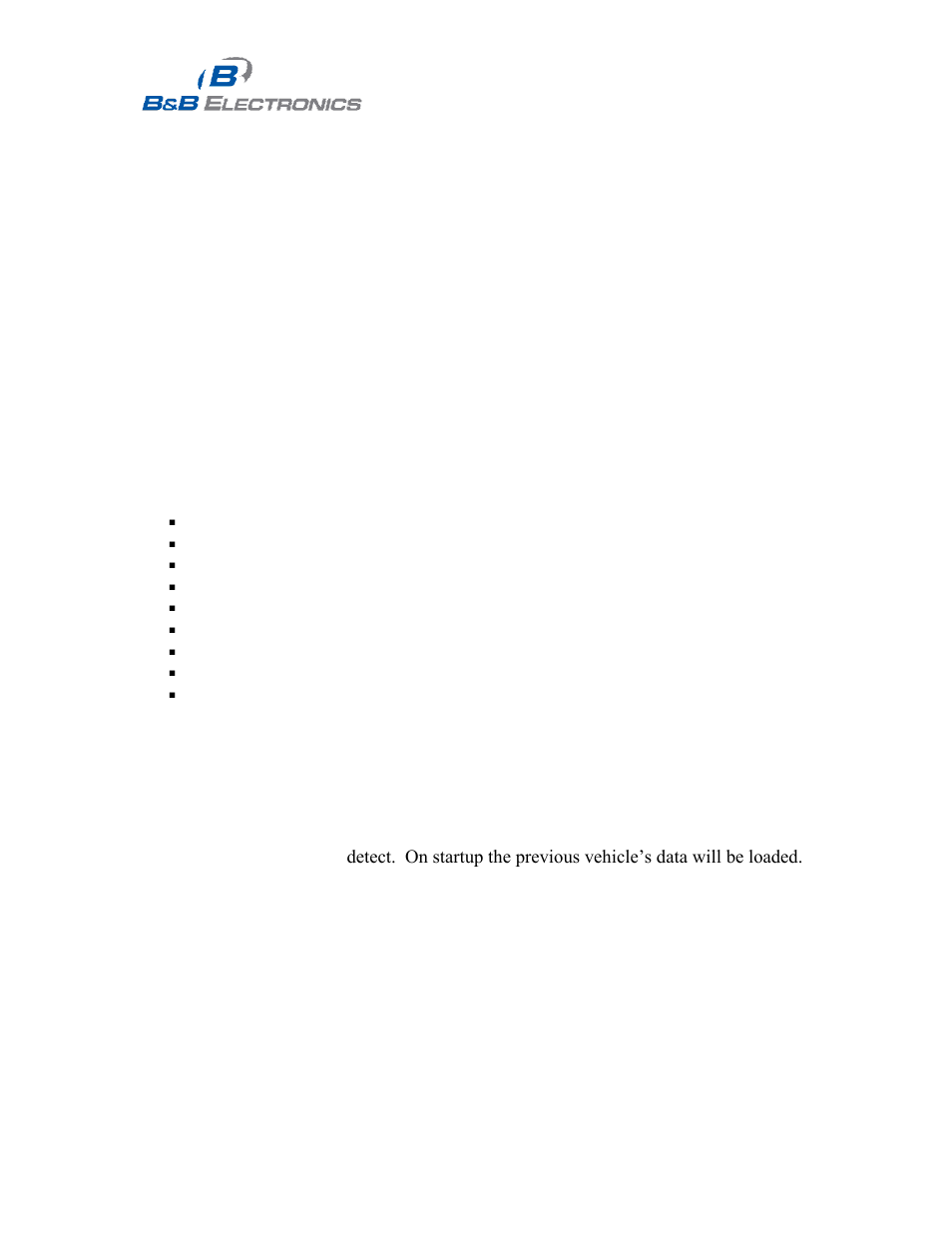 Non-volatile storage, Transferring to a new vehicle, Ignition detection | B&B Electronics LDVDSV2-S-P9D - Manual User Manual | Page 7 / 50