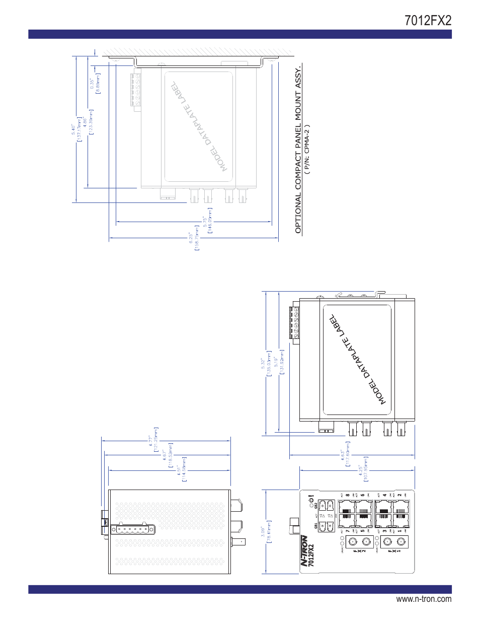 B&B Electronics 7012FX2-SC - Datasheet User Manual | Page 3 / 4