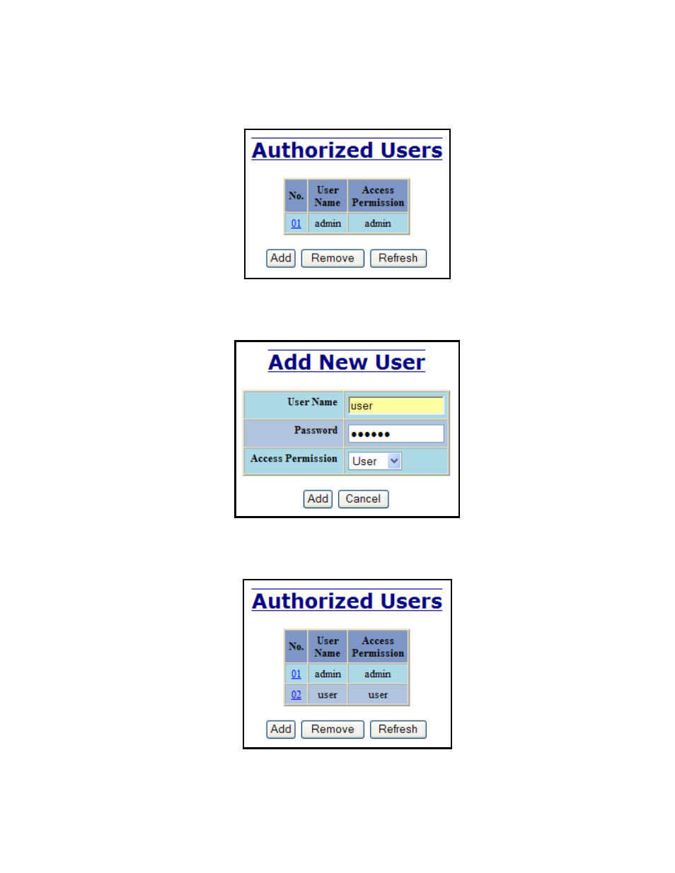 User management – adding users | B&B Electronics 710FXE2-SC-15 - Manual User Manual | Page 103 / 155