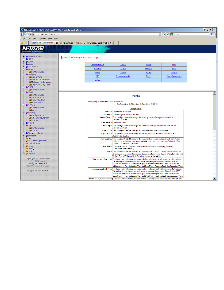 Help – ports | B&B Electronics 710FXE2-SC-15 - Manual User Manual | Page 114 / 155