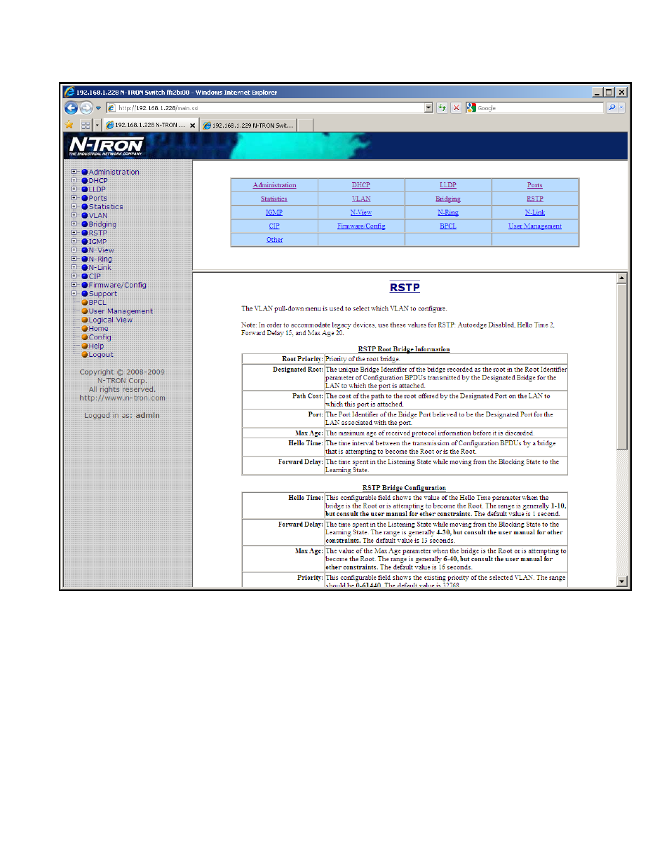 Help – rstp | B&B Electronics 710FXE2-SC-15 - Manual User Manual | Page 118 / 155