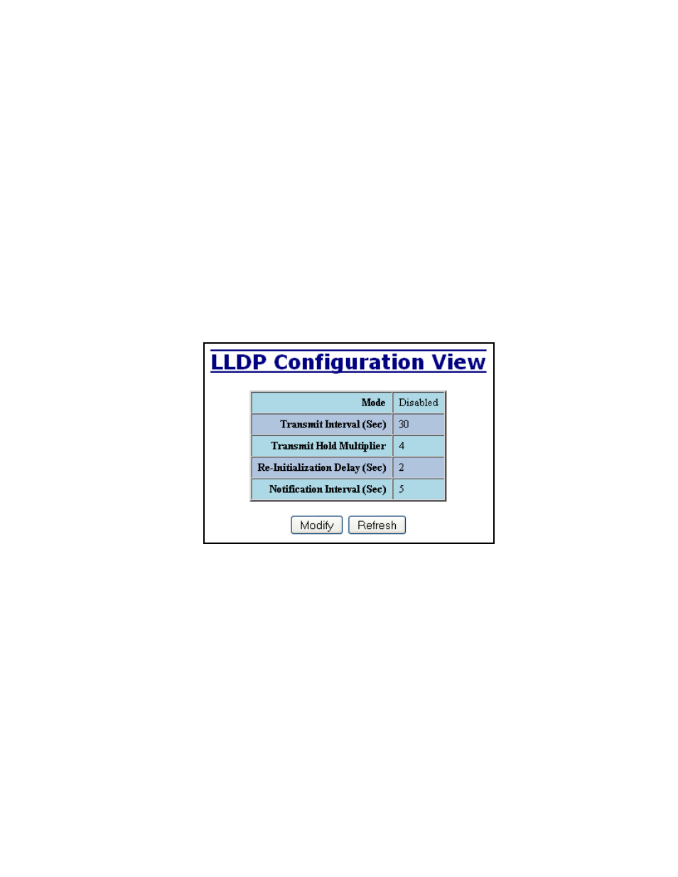 Lldp - configuration | B&B Electronics 710FXE2-SC-15 - Manual User Manual | Page 44 / 155
