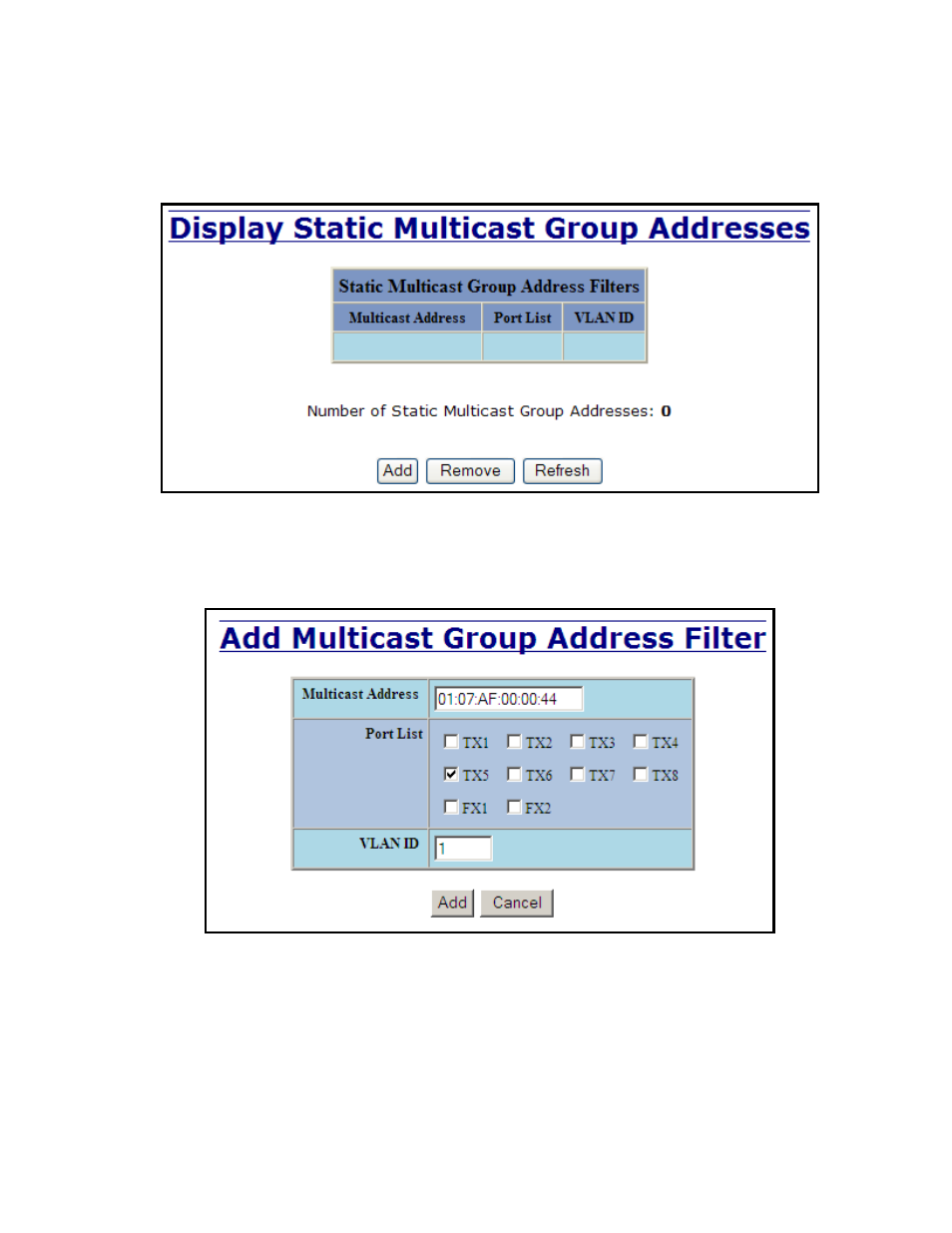 Bridging – multicast addresses | B&B Electronics 710FXE2-SC-15 - Manual User Manual | Page 63 / 155