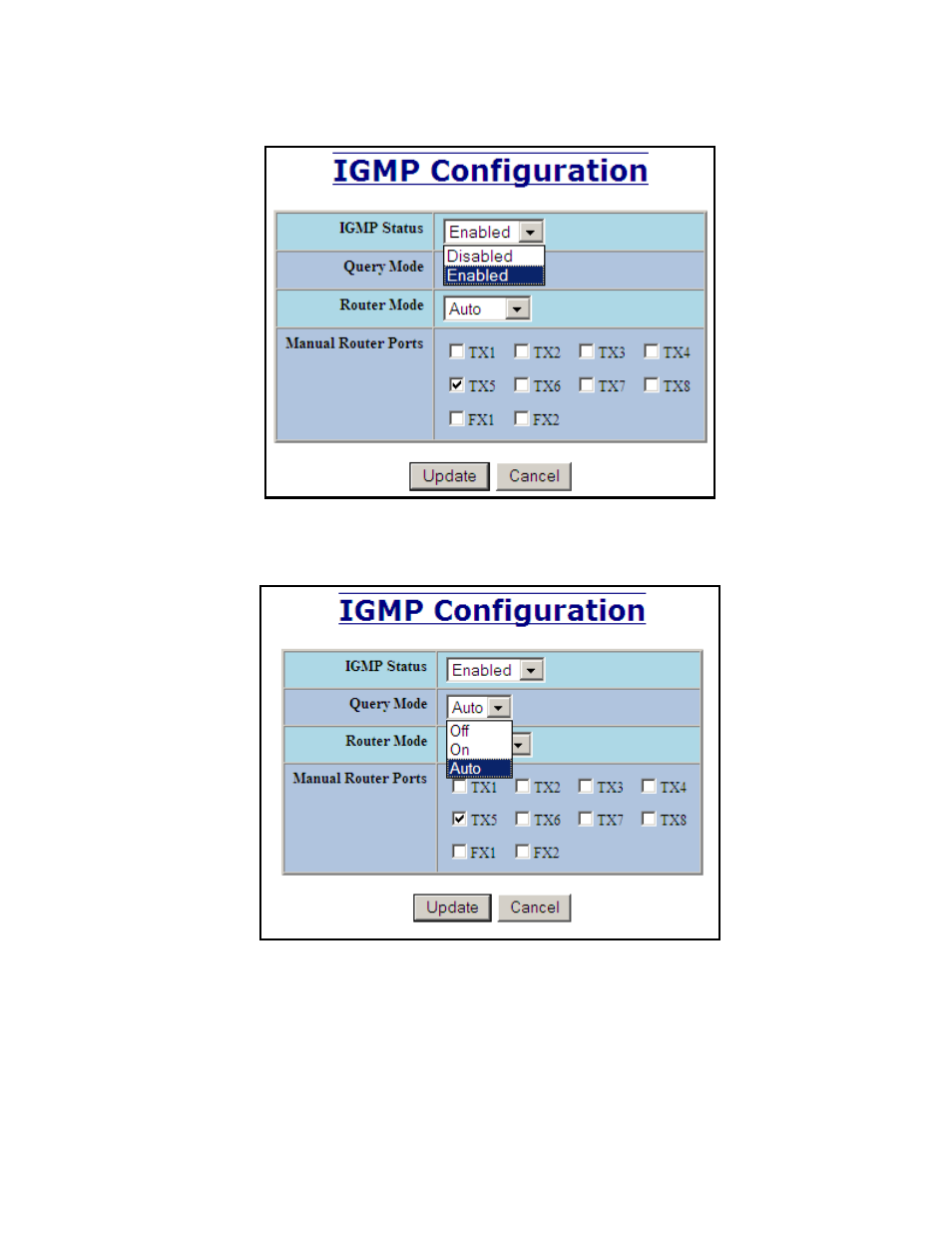 Igmp – configuration, continued | B&B Electronics 710FXE2-SC-15 - Manual User Manual | Page 72 / 155