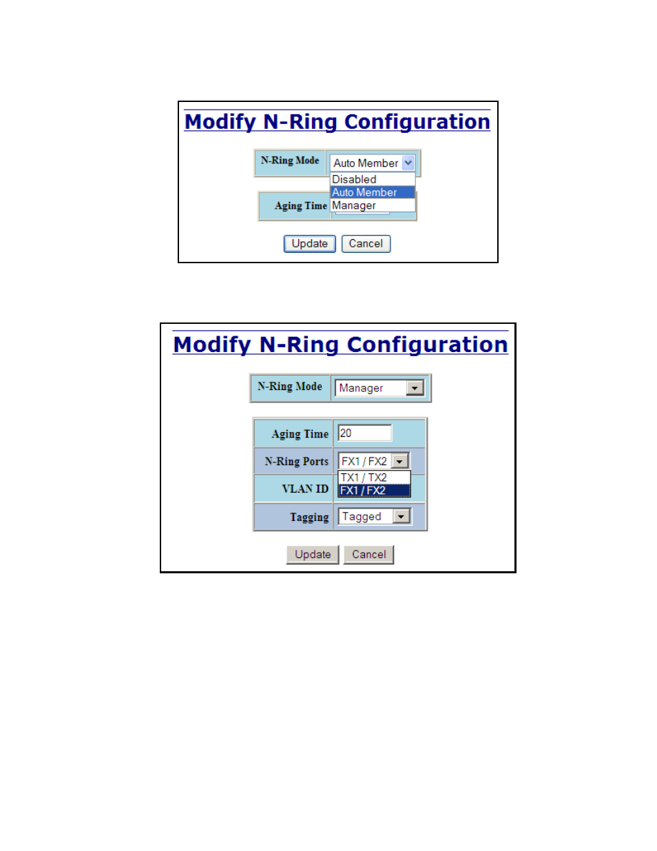 N-ring – configuration, continued | B&B Electronics 710FXE2-SC-15 - Manual User Manual | Page 81 / 155