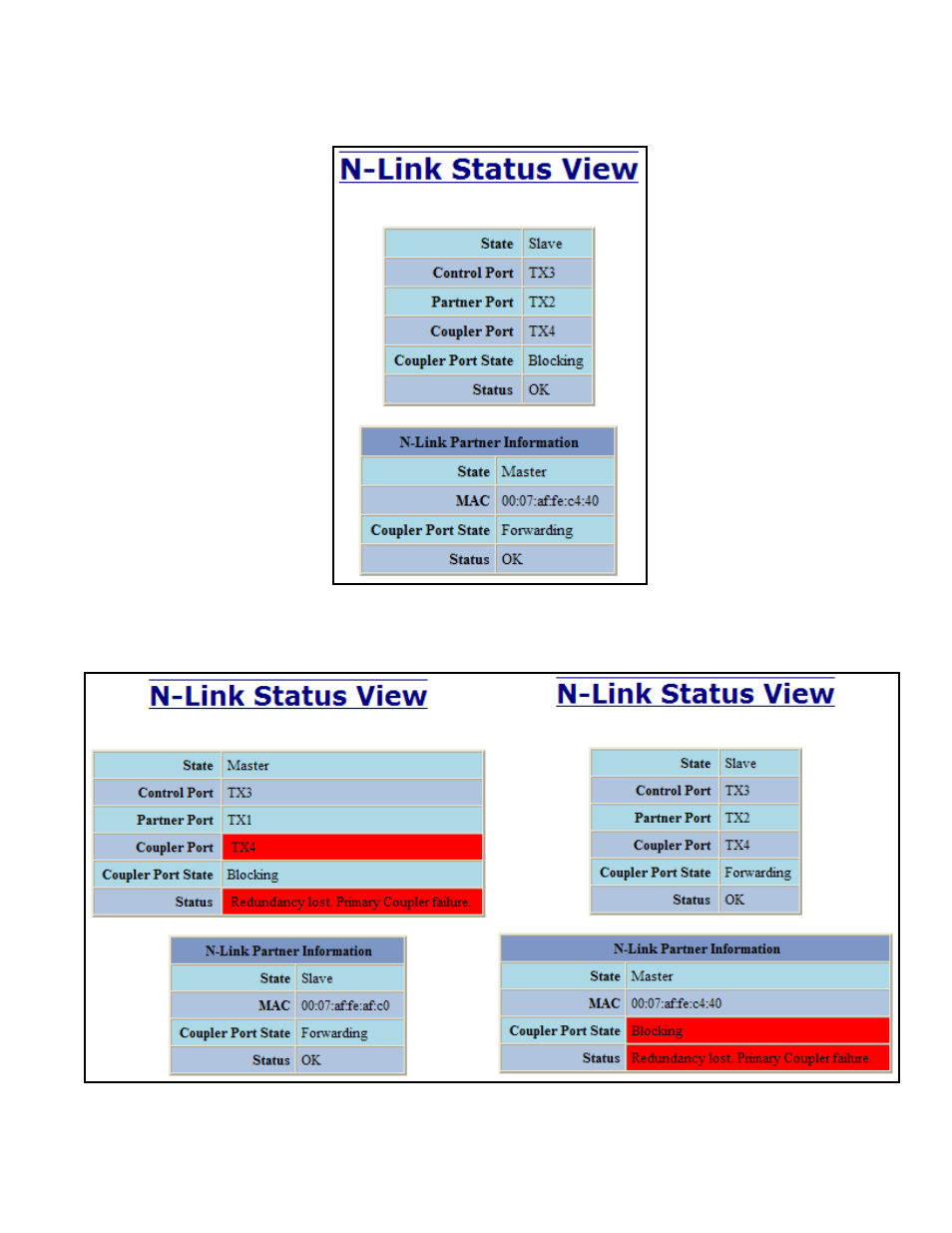 N-link – status, continued | B&B Electronics 710FXE2-SC-15 - Manual User Manual | Page 95 / 155