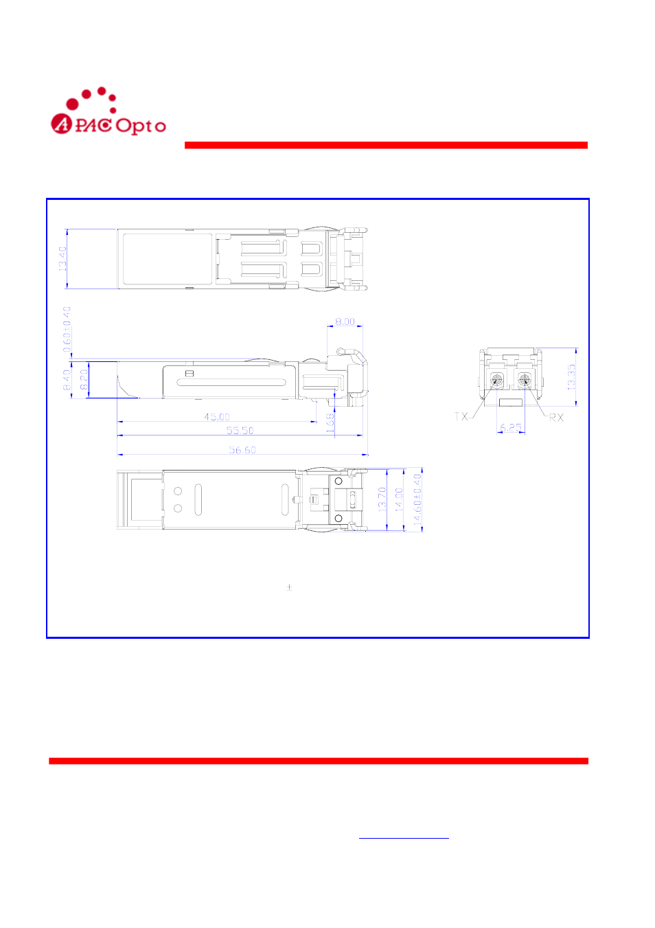 B&B Electronics SFP-100FX-S-30KM-T - Datasheet User Manual | Page 5 / 9