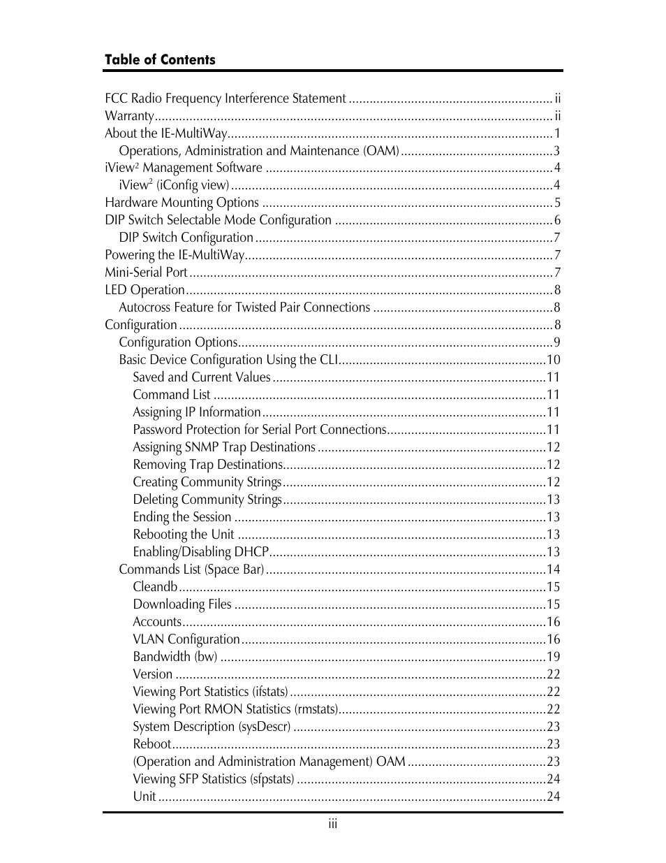 B&B Electronics 854-11121 - Manual User Manual | Page 3 / 60
