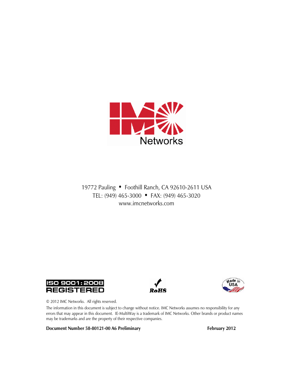 B&B Electronics 854-11121 - Manual User Manual | Page 60 / 60
