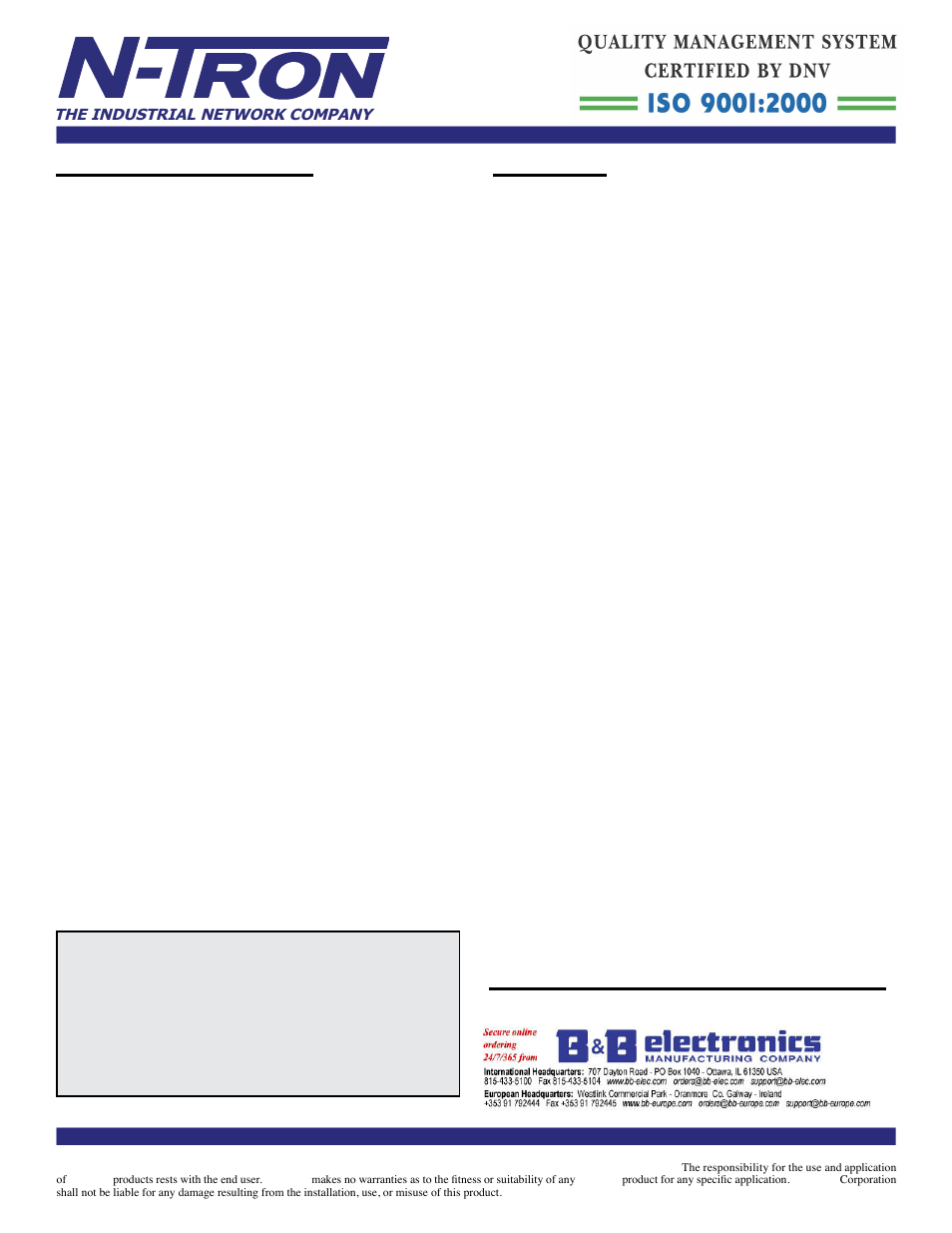 Benefits, 104tx specifications | B&B Electronics 104TX - Datasheet User Manual | Page 2 / 3