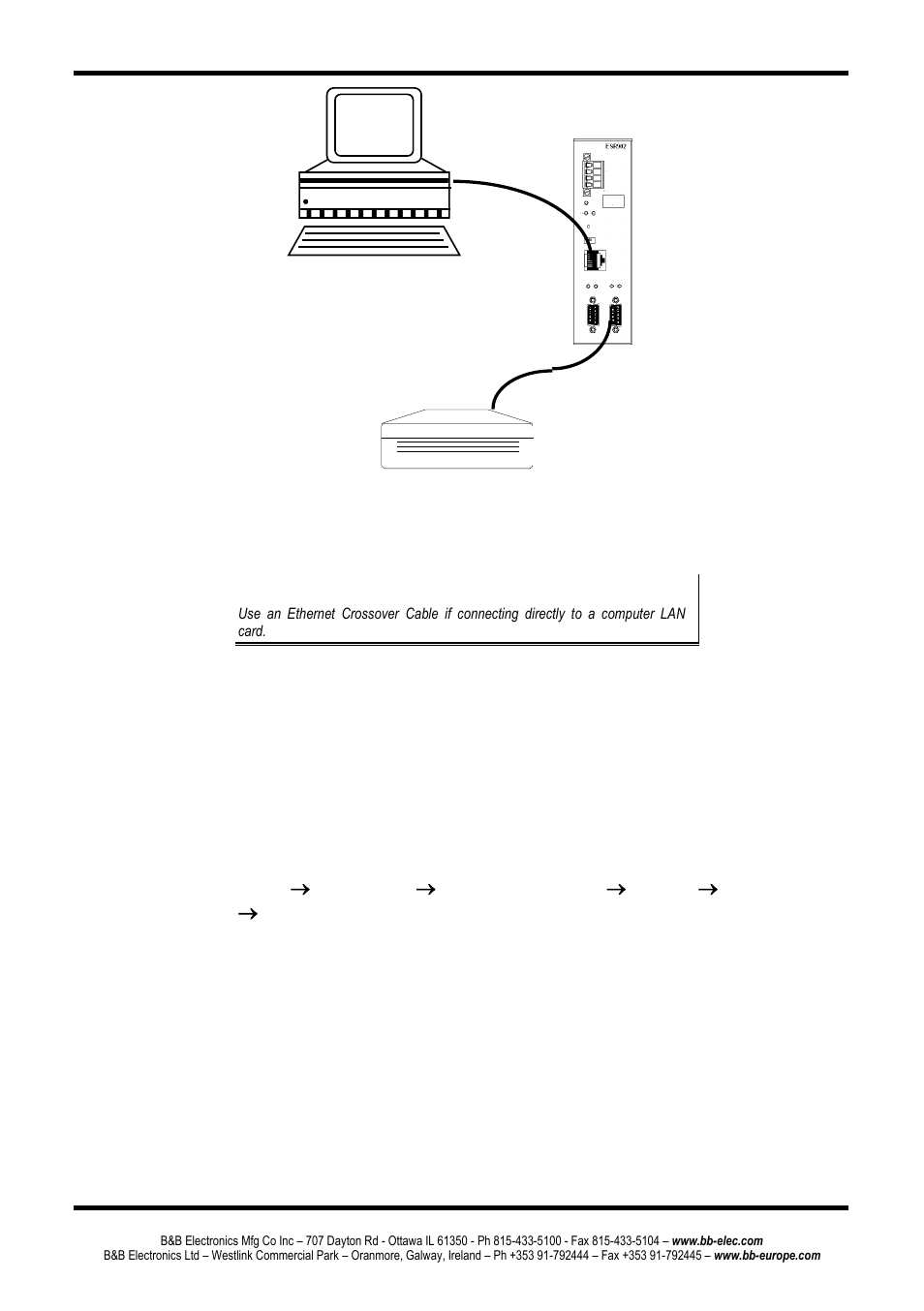 Oftware, Etup, Software setup | B&B Electronics ESR904 - Manual User Manual | Page 34 / 89