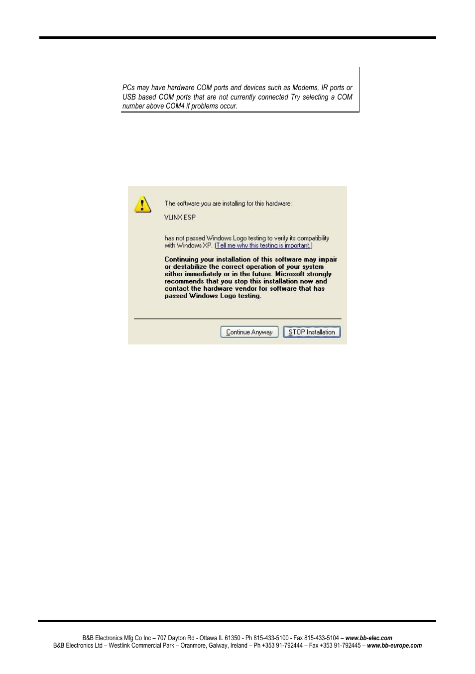 B&B Electronics ESR904 - Manual User Manual | Page 53 / 89