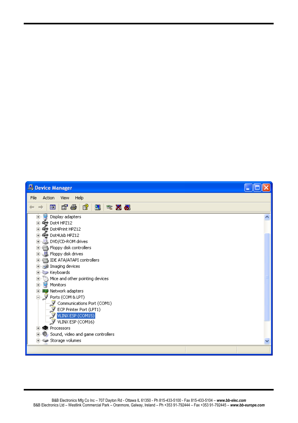 Atching the, Erial, Erver and | Irtual, Ettings | B&B Electronics ESR904 - Manual User Manual | Page 54 / 89