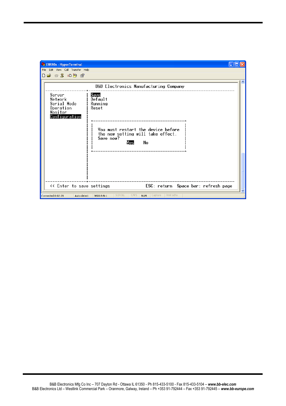 Using a password | B&B Electronics ESR904 - Manual User Manual | Page 65 / 89