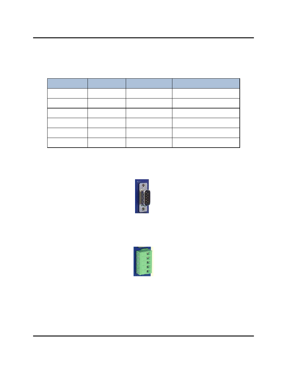 Serial port connectors | B&B Electronics MESR424T_D-MT_D-SC - Manual User Manual | Page 12 / 71