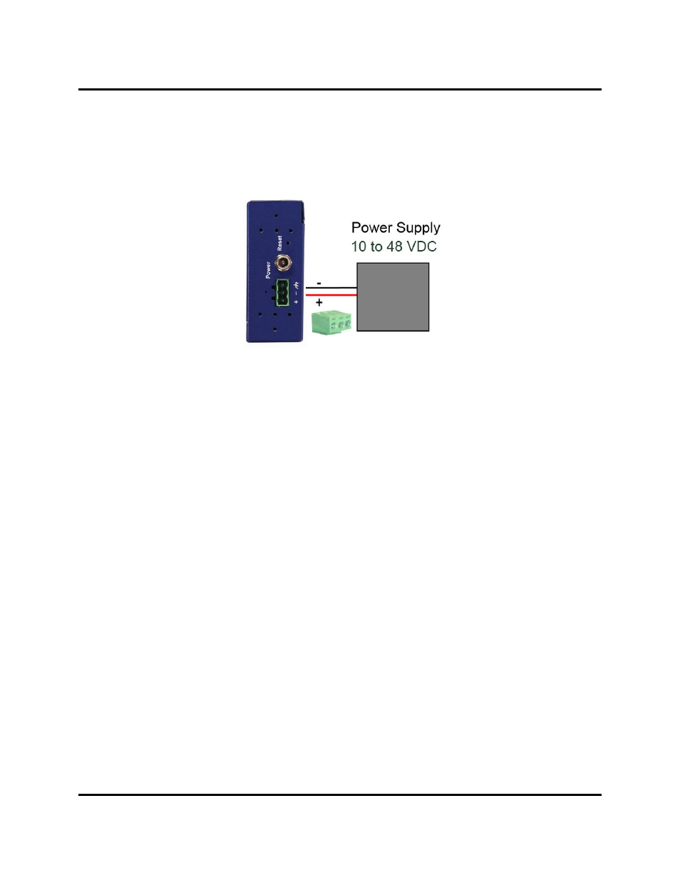 Power connector | B&B Electronics MESR424T_D-MT_D-SC - Manual User Manual | Page 13 / 71