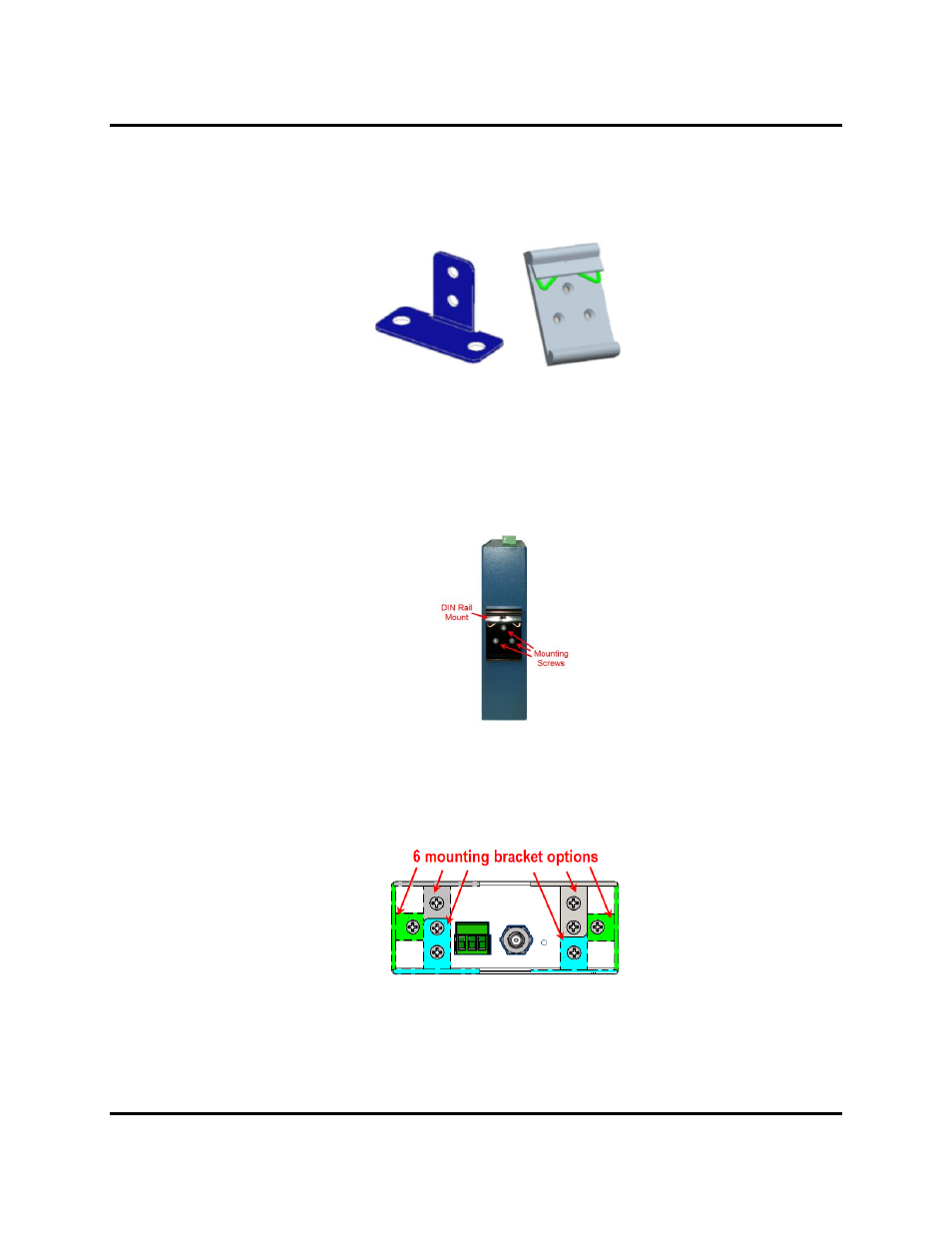 Mounting hardware | B&B Electronics MESR424T_D-MT_D-SC - Manual User Manual | Page 14 / 71